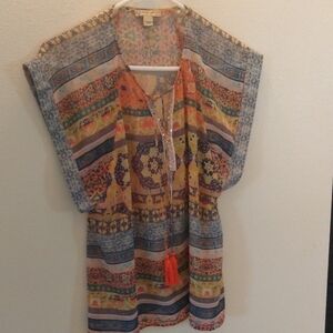 Vibrant Multicolor Women's Boho Blouse